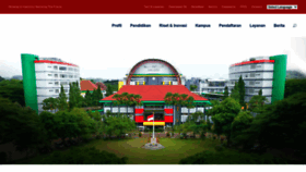 What Unej.ac.id website looked like in 2023 (1 year ago)