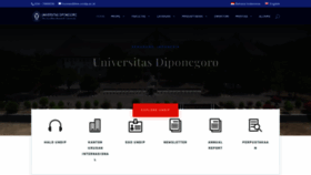 What Undip.ac.id website looked like in 2023 (1 year ago)