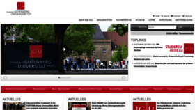 What Uni-mainz.de website looked like in 2023 (1 year ago)