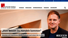 What Uni-hamburg.de website looked like in 2023 (1 year ago)