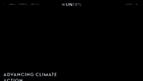 What Unops.org website looked like in 2023 (1 year ago)