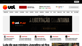What Uol.com.br website looked like in 2023 (3 years ago)