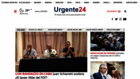 What Urgente24.com website looked like in 2023 (1 year ago)