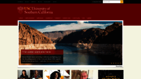 What Usc.edu website looked like in 2023 (1 year ago)