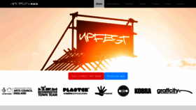 What Upfest.co.uk website looked like in 2023 (1 year ago)