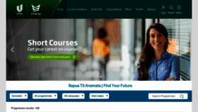 What Unitec.ac.nz website looked like in 2023 (1 year ago)