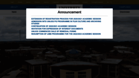 What Unijos.edu.ng website looked like in 2023 (1 year ago)