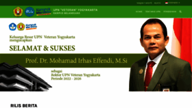 What Upnyk.ac.id website looked like in 2023 (1 year ago)