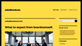 What Unitedboardroom.com website looked like in 2023 (1 year ago)