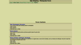 What Uglyhedgehog.com website looked like in 2023 (1 year ago)