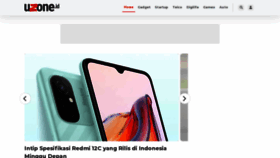 What Uzone.id website looked like in 2023 (1 year ago)