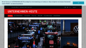 What Unternehmen-heute.de website looked like in 2023 (1 year ago)