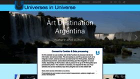 What Universes-in-universe.org website looked like in 2023 (1 year ago)