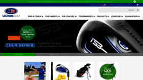 What Uskidsgolf.com website looked like in 2023 (1 year ago)