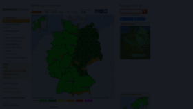 What Unwetterzentrale.de website looked like in 2023 (2 years ago)
