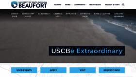 What Uscb.edu website looked like in 2023 (1 year ago)