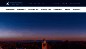 What Uafs.edu website looked like in 2023 (1 year ago)