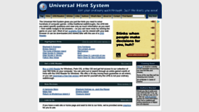 What Uhs-hints.com website looked like in 2023 (1 year ago)