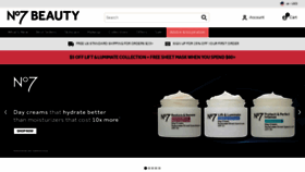 What Us.no7beauty.com website looked like in 2023 (1 year ago)