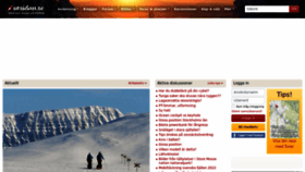 What Utsidan.se website looked like in 2023 (1 year ago)