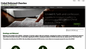 What Urcna.org website looked like in 2023 (3 years ago)