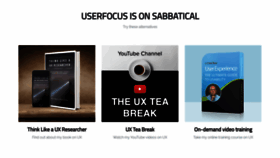 What Userfocus.co.uk website looked like in 2023 (1 year ago)