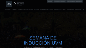 What Uvm.cl website looked like in 2023 (1 year ago)