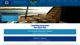 What Unitedmarine.net website looked like in 2023 (1 year ago)