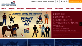 What Ushja.org website looked like in 2023 (1 year ago)