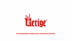 What Uerige.de website looked like in 2023 (1 year ago)
