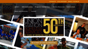 What Unionstationhs.org website looked like in 2023 (2 years ago)