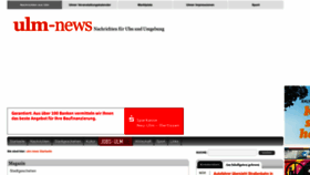 What Ulm-news.de website looked like in 2023 (3 years ago)