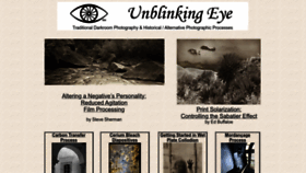 What Unblinkingeye.com website looked like in 2023 (1 year ago)