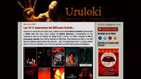What Uruloki.org website looked like in 2023 (1 year ago)