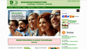 What Ugb.de website looked like in 2023 (1 year ago)