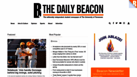 What Utdailybeacon.com website looked like in 2023 (1 year ago)
