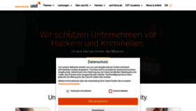 What Usd.de website looked like in 2023 (1 year ago)