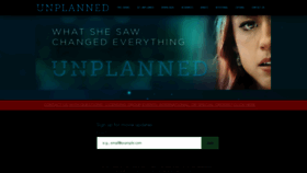 What Unplannedfilm.com website looked like in 2023 (1 year ago)