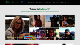 What Uncharted101.com website looked like in 2023 (1 year ago)