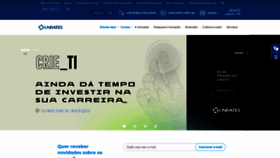 What Univates.br website looked like in 2023 (1 year ago)
