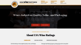 What Usawineratings.com website looked like in 2023 (1 year ago)