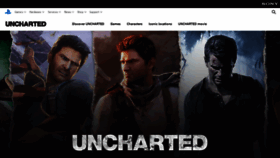 What Unchartedthegame.com website looked like in 2023 (1 year ago)