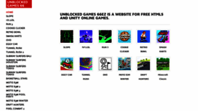 What Unblockedgames66ez.com website looked like in 2023 (1 year ago)