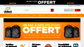 What Ubitech.fr website looked like in 2023 (3 years ago)