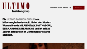 What Ultimo-fashion.de website looked like in 2023 (1 year ago)