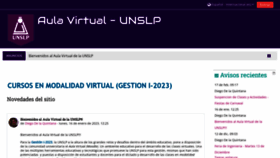 What Uvirtual.unslp.edu.bo website looked like in 2023 (1 year ago)