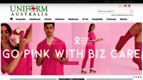 What Uniformaustralia.com.au website looked like in 2023 (1 year ago)