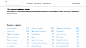 What Upjobs.ru website looked like in 2023 (1 year ago)