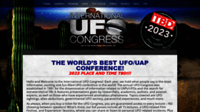 What Ufocongress.com website looked like in 2023 (1 year ago)