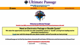 What Ultimatepassage.com website looked like in 2023 (1 year ago)
